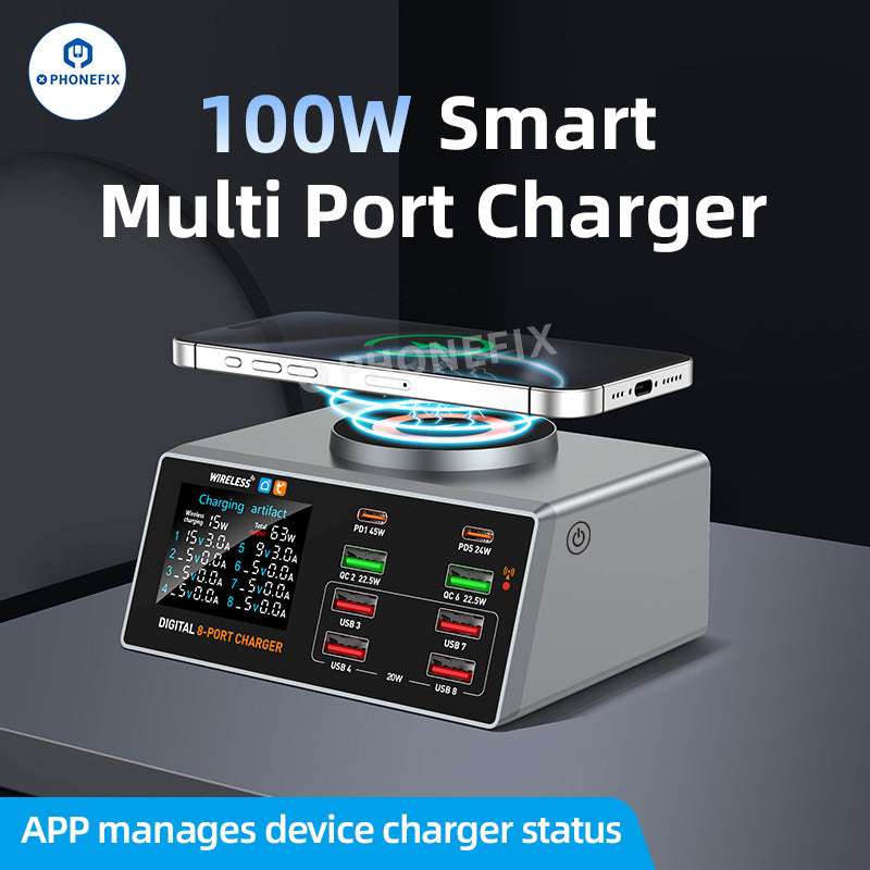 WLX-X9A Desktop Fast Charging Station APP Remote Control
