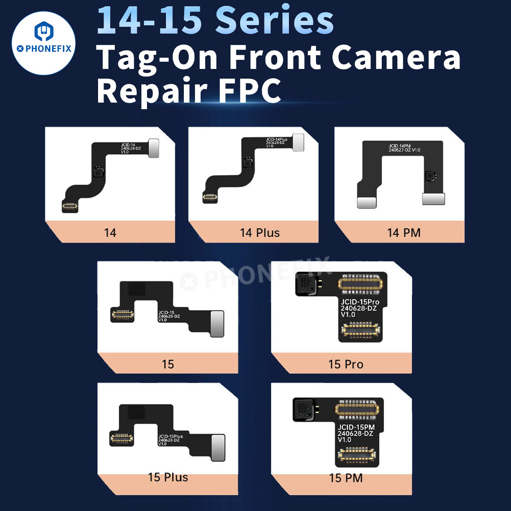 JCID Tag-on Front Camera Repair Cable For iPhone 14-15 Pro Max