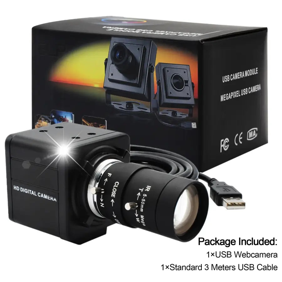 4K Sony USB Webcam 2.8-12mm lens Industrial Machine Vision