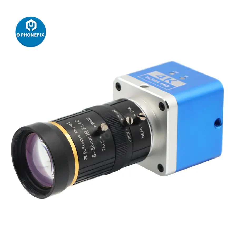 4K Ultra HD USB CMOS Camera 8.0-50mm Lens Industry Live