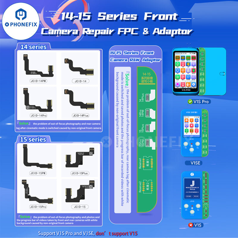 JCID Front Camera Repair FPC Cable For iPhone 14-15 Pro Max
