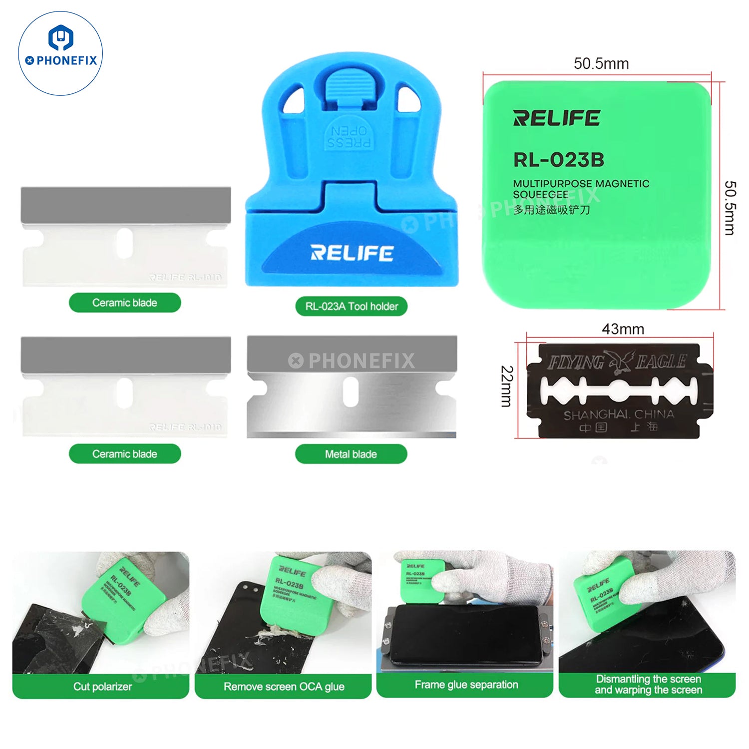 RL-023A RL-023B Phone Glue Remover LCD Frame Opener