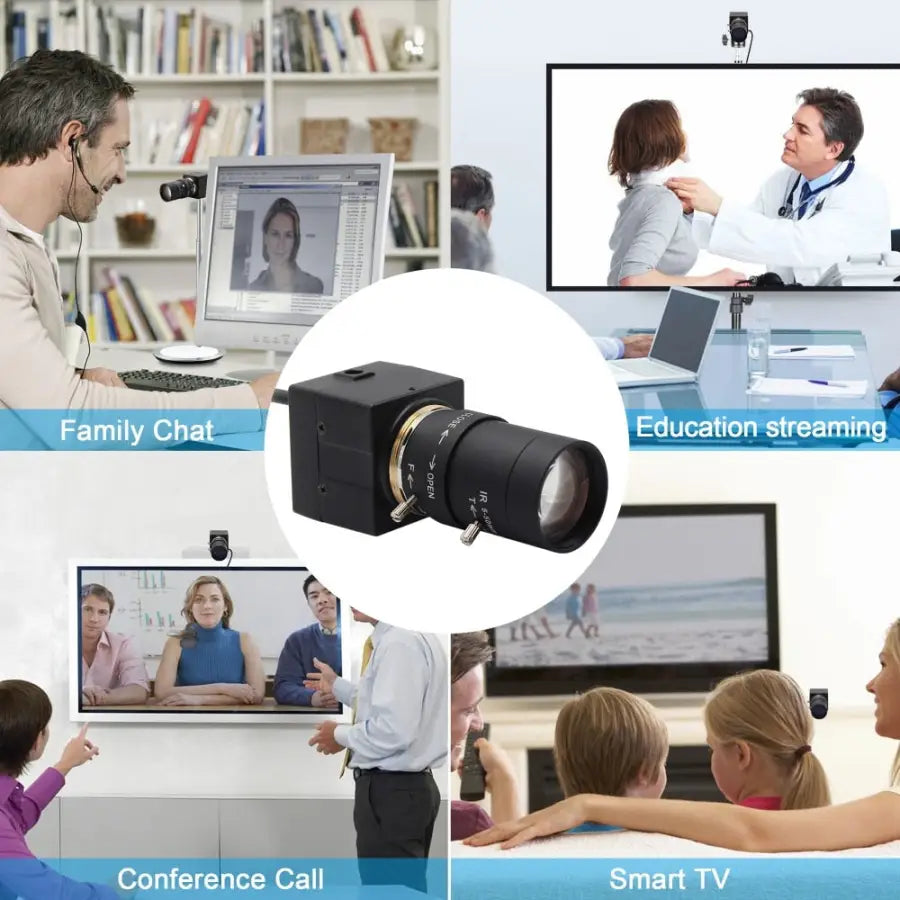 CCTV High Resolution 8MP USB Webcam Indurstrial USB Video
