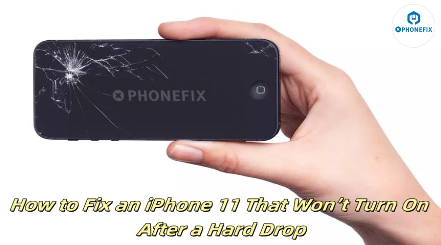 How to fix an iPhone 11 that won't turn on after a severe drop