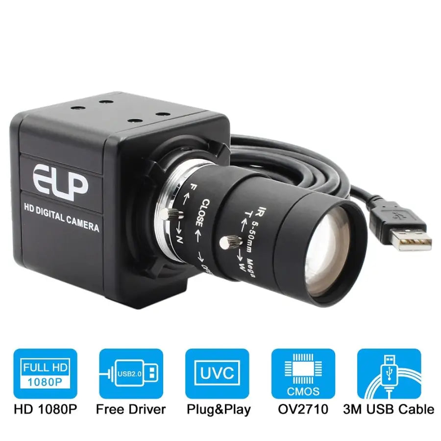 HD 1080P Webcam 120fps High Speed USB Camera With Manual