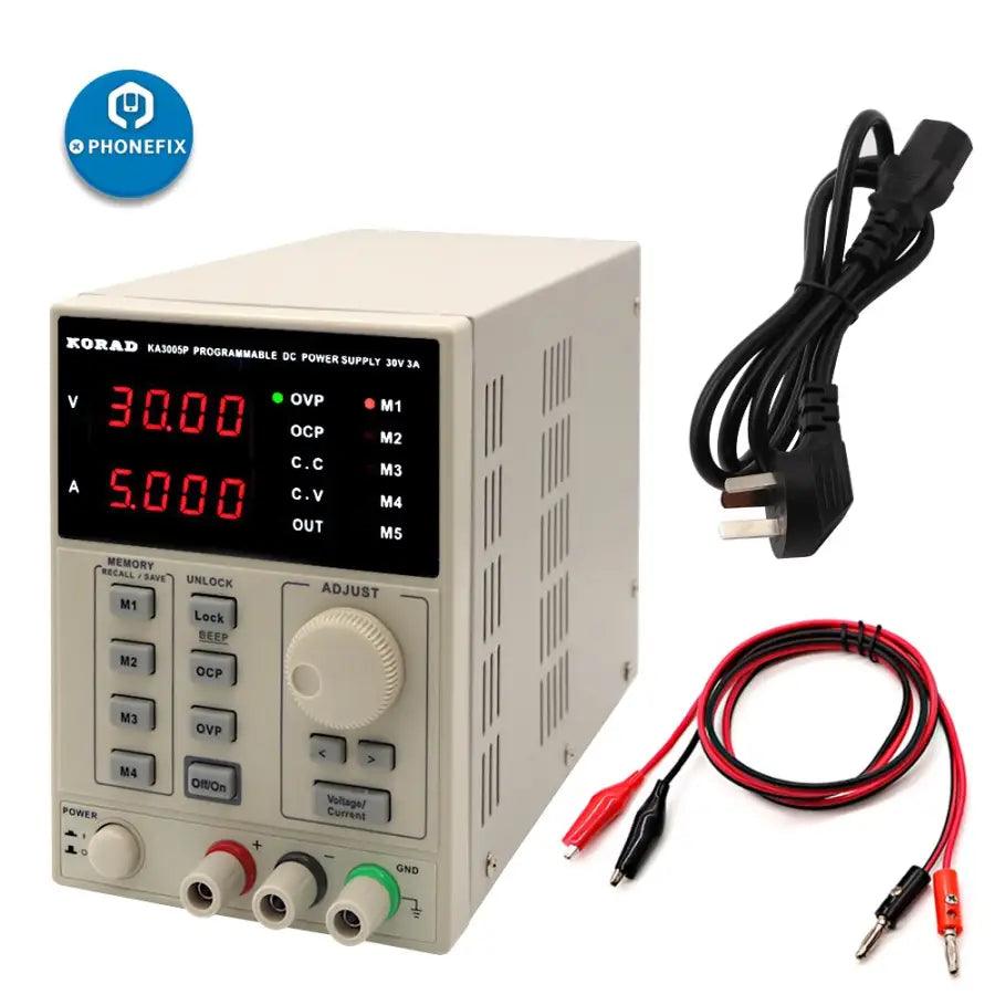 KORAD KA3005D Programmable DC Power Supply 30V 5A 110V 220V - CHINA PHONEFIX