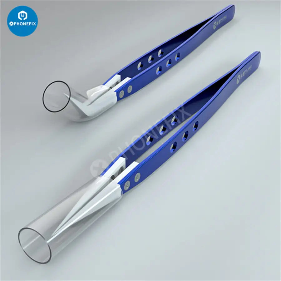 Mijing Ceramic Tweezers Stainless Steel Handle Straight