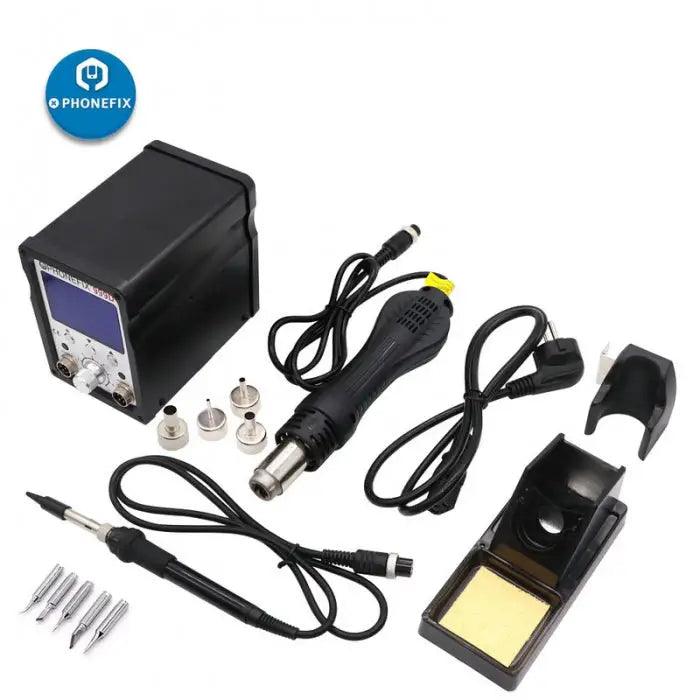 Phonefix 999D 2 in 1 LED Digital Hot Air Gun Soldering Rework Station - CHINA PHONEFIX