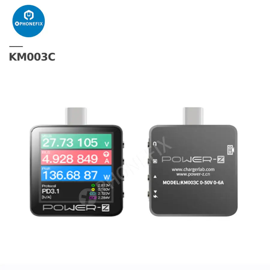POWER-Z KM003C USB-C Tester PD3.1 QC5.0 Voltage Current