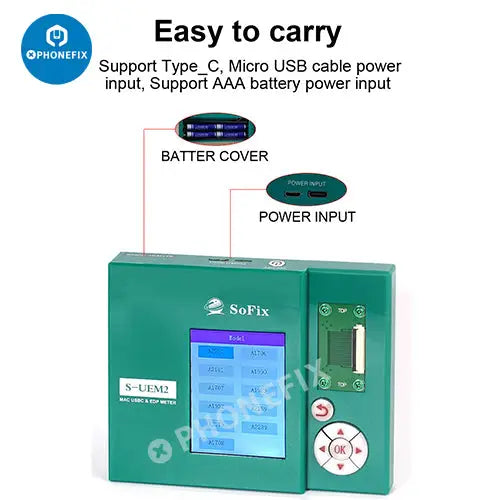 S-UEM2 USBC EDP Meter For MacBook Logic Board Repair - Phone