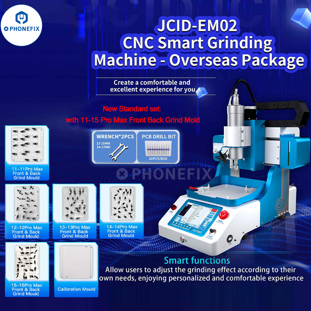 JC CNC Grind Machine 2nd-Gen EM02 For iPhone Motherboard IC Repair
