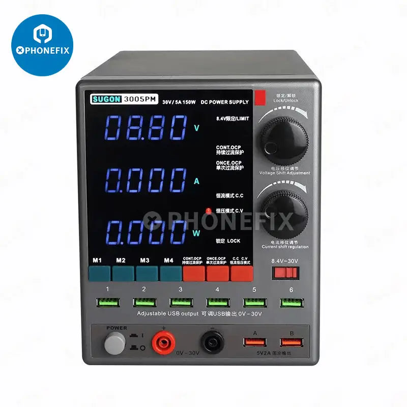 SUGON 3005PM 30V 5A DC Power Supply 4-Digit Display - DC
