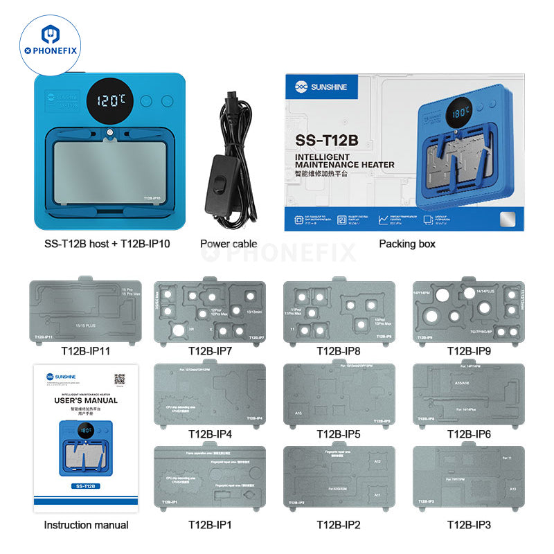 SS-T12B Motherboard Heater Platform For Android iPhone Repair