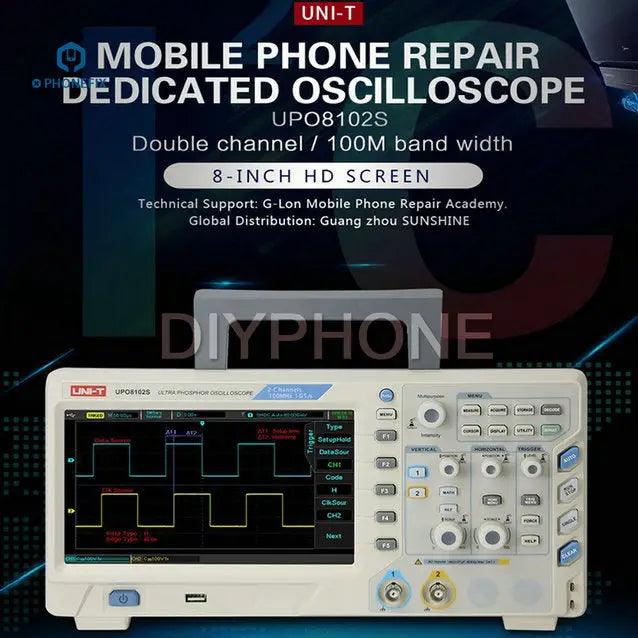UNI-T UPO8102S Soldering Repair Dedicated Oscilloscope 2 Channels - CHINA PHONEFIX