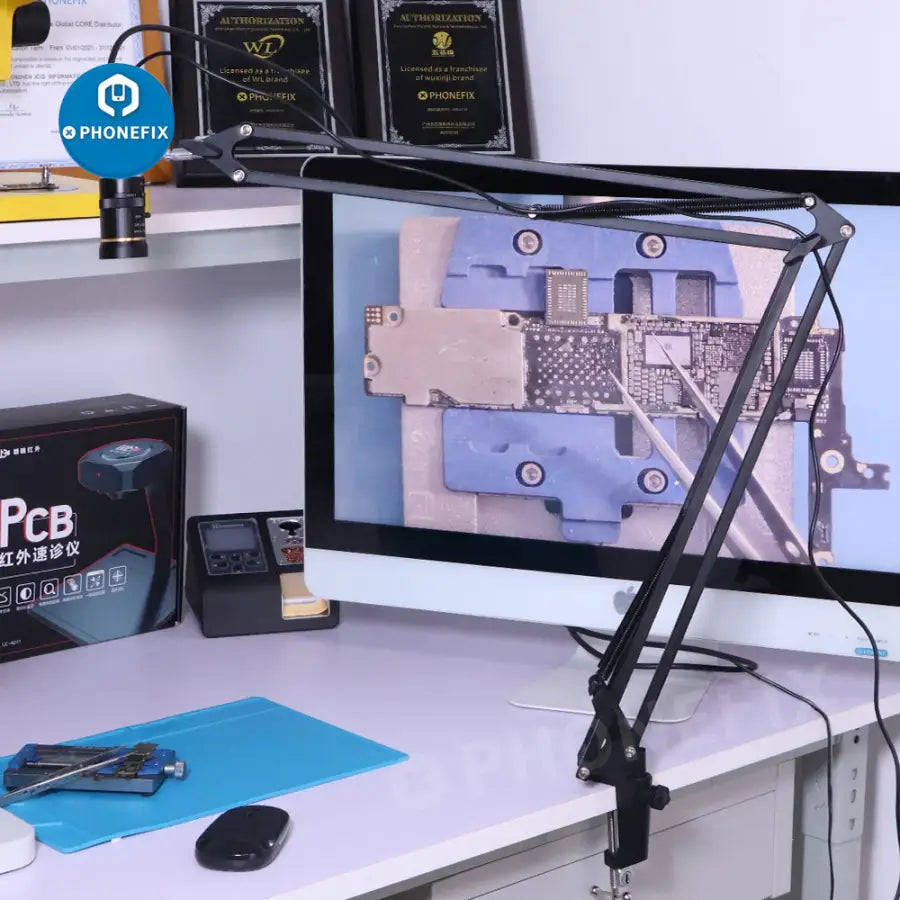 Universal Bracket Adjustable Boom Table Holder For