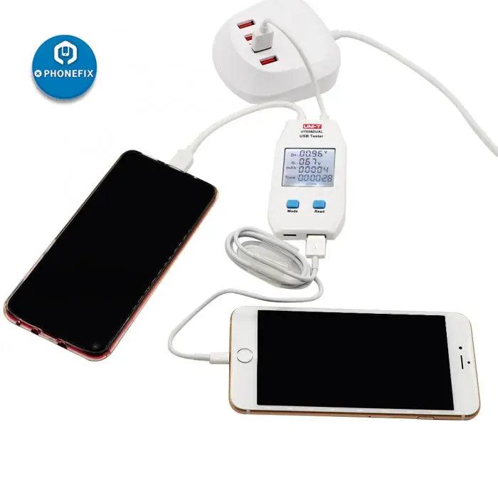 UT658 Dual Output Current Voltage Monitor USB Port Power Meter - CHINA PHONEFIX