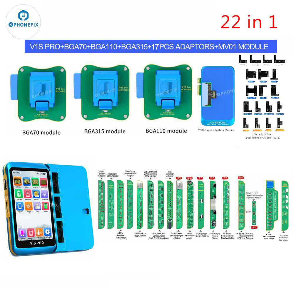JCID V1S PRO Programmer BGA315 BGA110 BGA70 For iPhone iPad