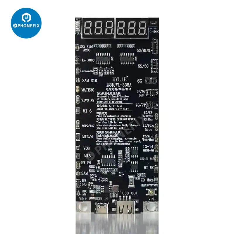 WL-338A Battery Activation Board For iPhone 6-14 Pro Max