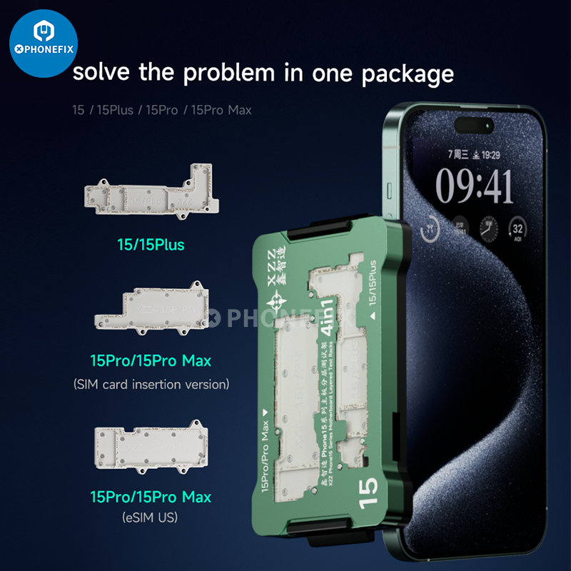 XZZ iPhone 15 Series 4 In 1 Motherboard Layered Test Fixture