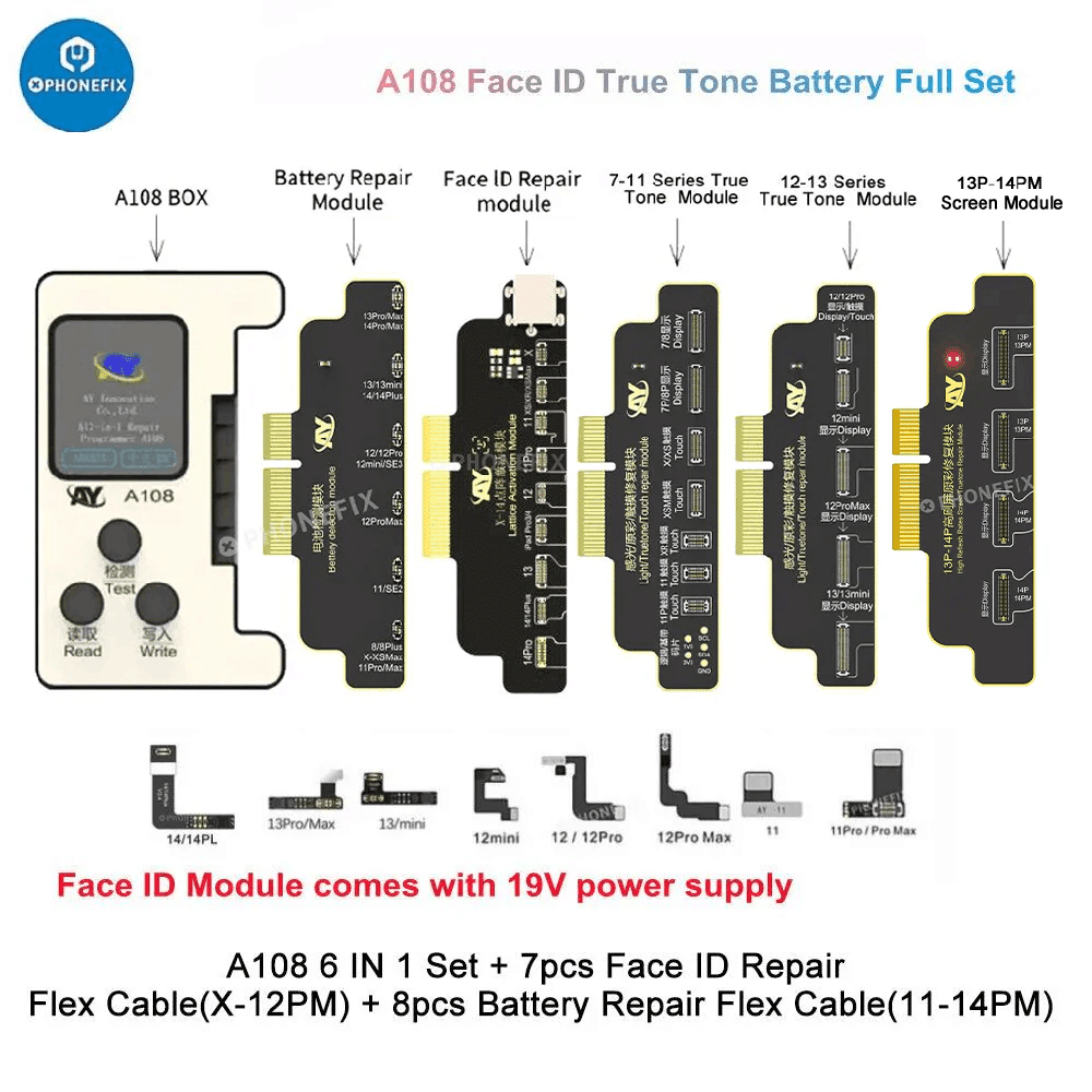 A108 BOX Multi-function Repair Programmer For iPhone 8-16 Pro Max