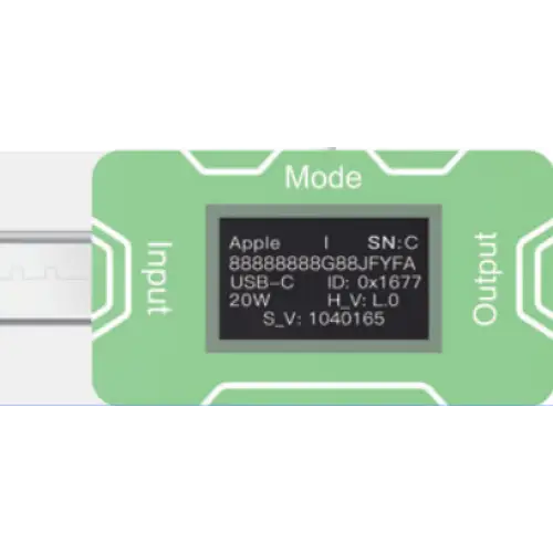 JCID CT02 PD Charger Detector USB-C Adapter Voltage Current
