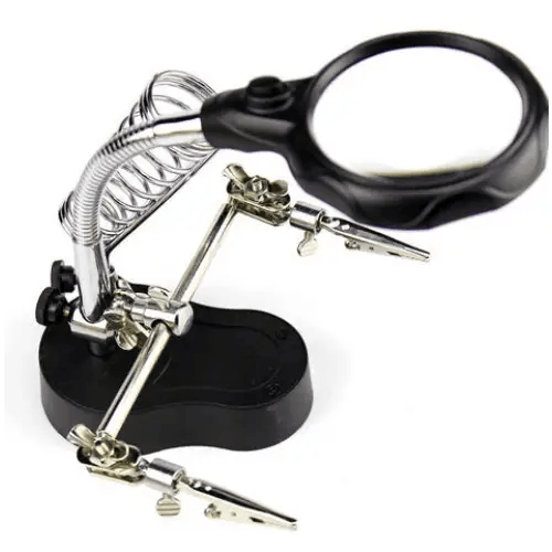 MG16129 LED Magnifier Soldering Iron Stand Assistant Tool - CHINA PHONEFIX