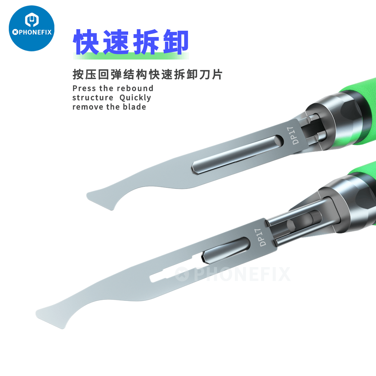 Mijing KC8 Quicky Glue Removal Blade Set CPU Disassemble Knife - CHINA PHONEFIX