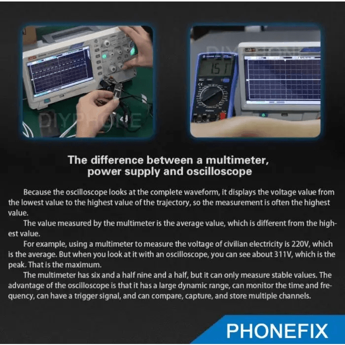 UNI-T UPO8102S Soldering Repair Dedicated Oscilloscope 2 Channels - CHINA PHONEFIX